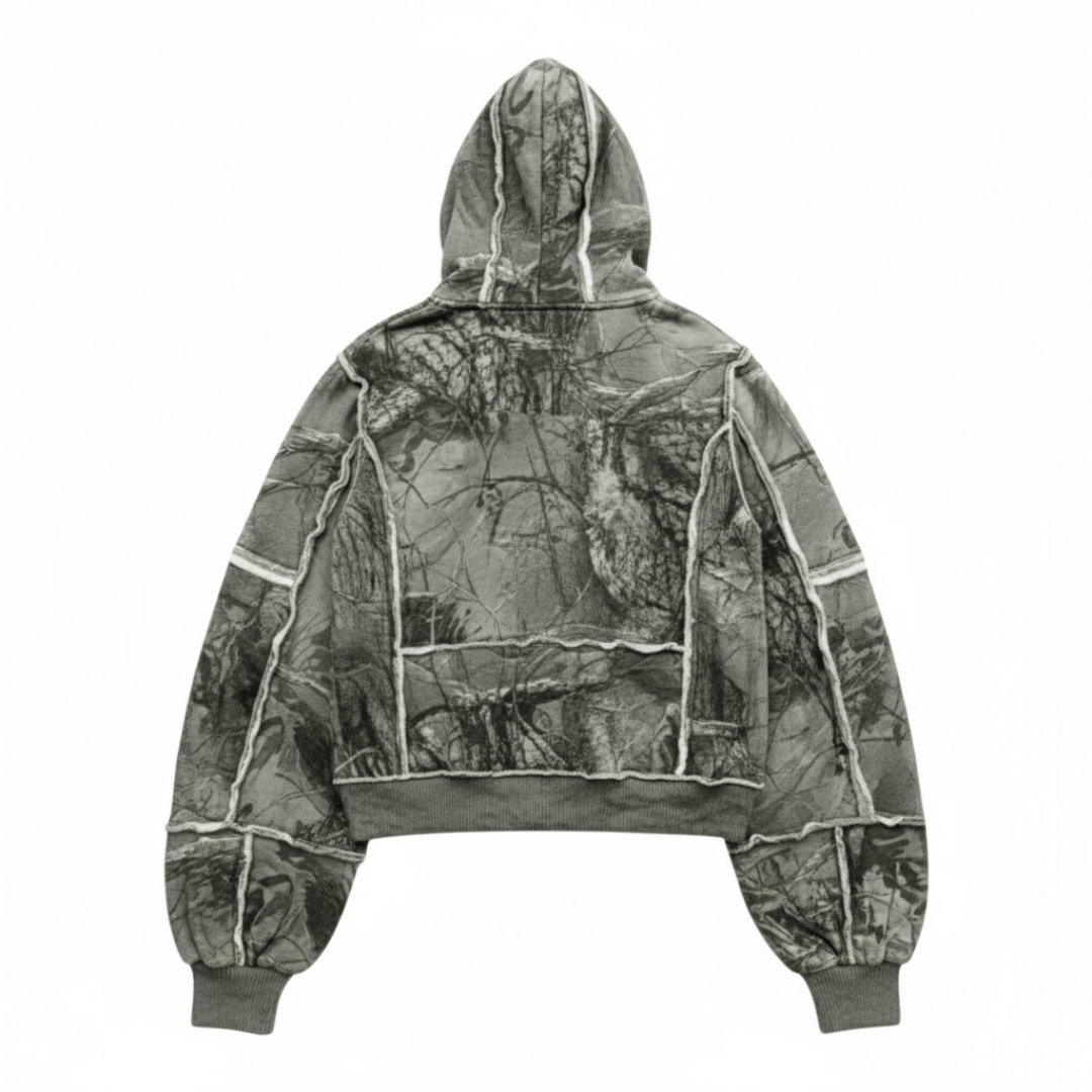 TREE CAMO ZIP UP